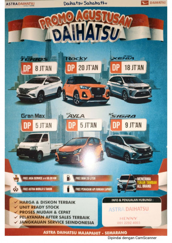Promo Daihatsu Semarang